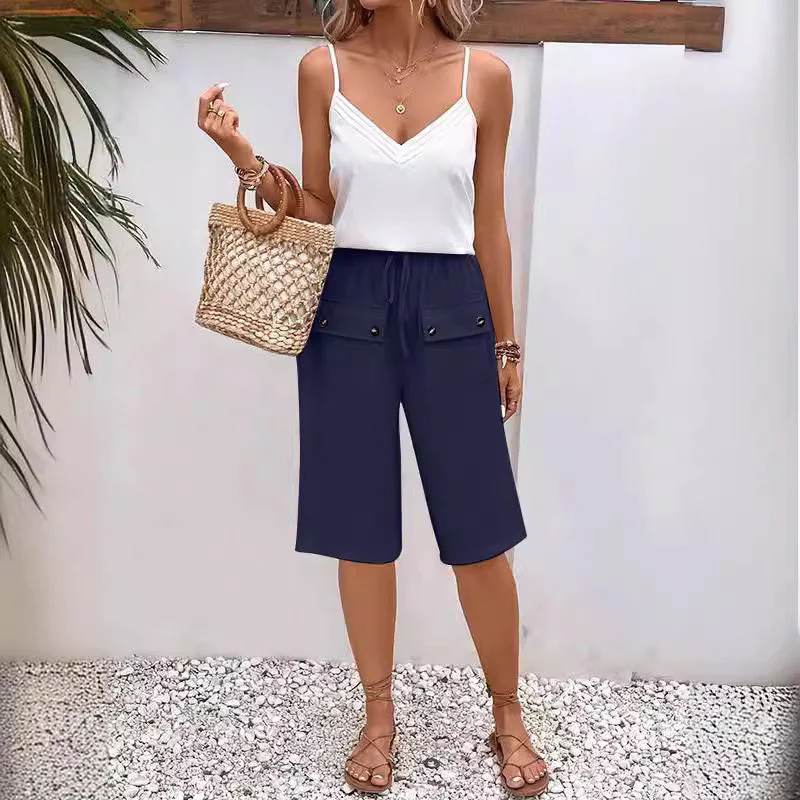 Femmes décontractés  confortable l’été shorts – Léger, coupe ample - Image 4