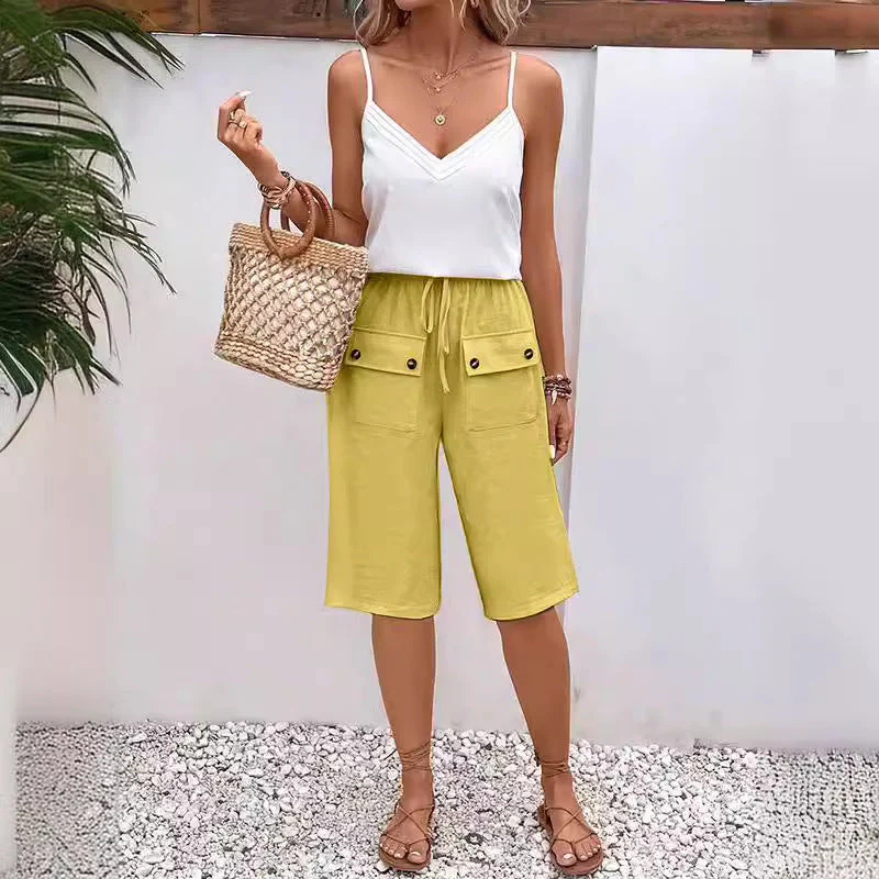 Femmes décontractés  confortable l’été shorts – Léger, coupe ample - Image 5