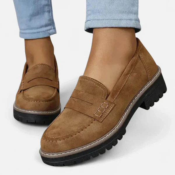 Femmes Mocassins à semelle épaisse premium – Chaussures confortables à talon épais - Image 3