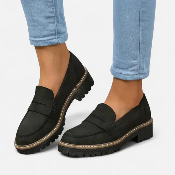 Femmes Mocassins à semelle épaisse premium – Chaussures confortables à talon épais - Image 6