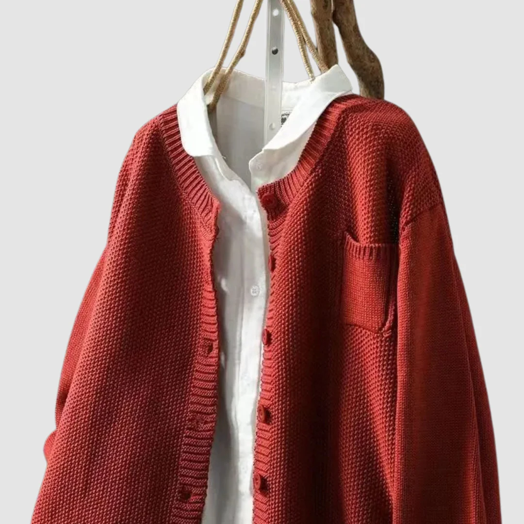 Gilet en Maille Côtelée Confortable pour Femme – Tricot Élégant - Image 5