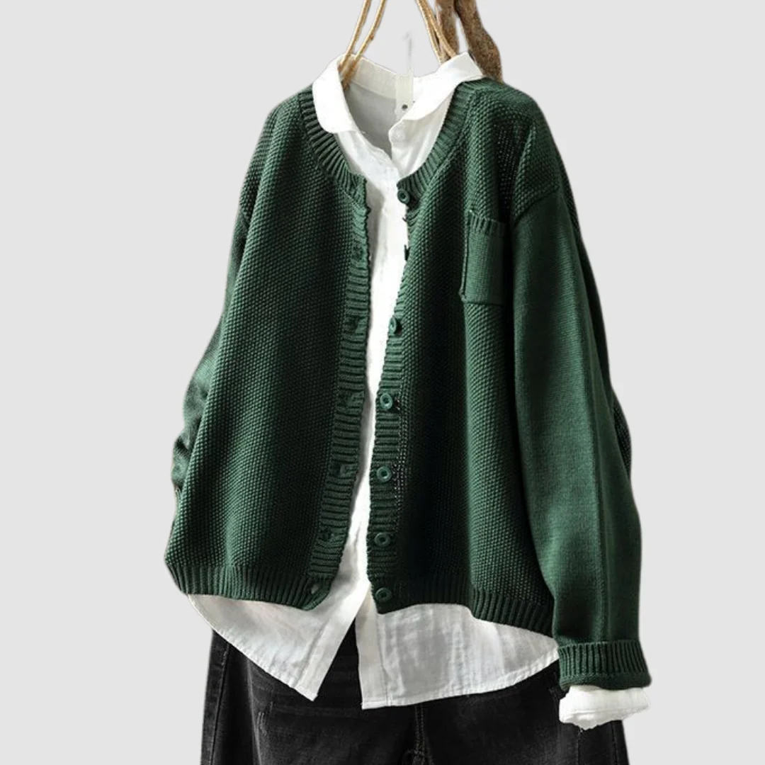 Gilet en Maille Côtelée Confortable pour Femme – Tricot Élégant - Image 6