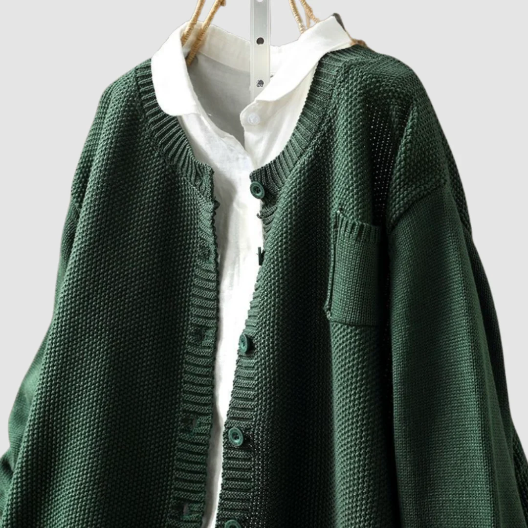 Gilet en Maille Côtelée Confortable pour Femme – Tricot Élégant - Image 7