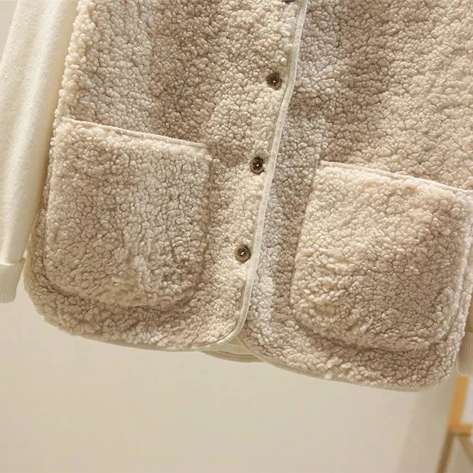 Gilet en Peluche Sans Manches Classique Femme – Couche Élégante et Confortable - Image 10