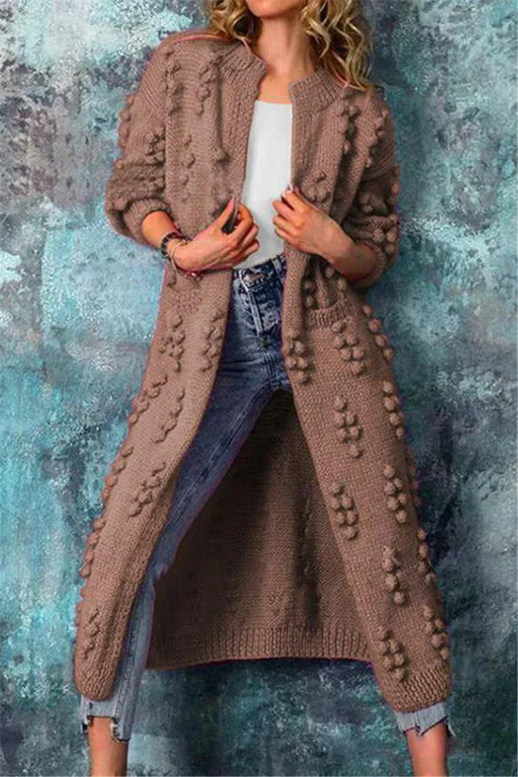 Gilet long tricoté pour femmes - Image 5