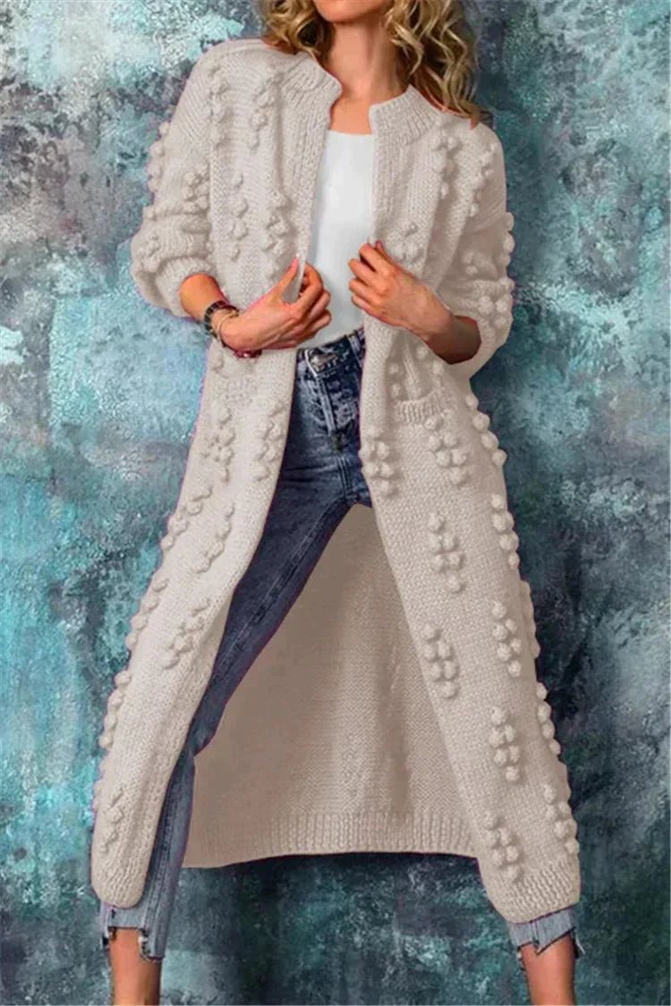 Gilet long tricoté pour femmes - Image 6