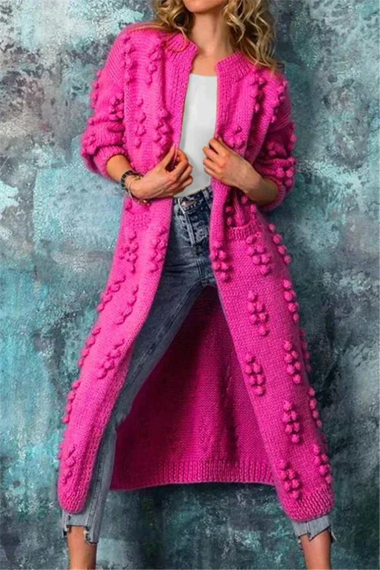Gilet long tricoté pour femmes - Image 7