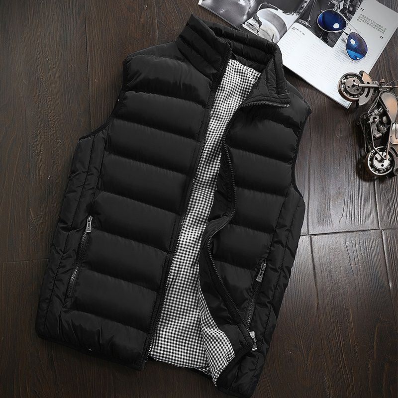 Gilet Matelassé Imperméable pour Homme – Veste Décontractée et Chaude - Image 10