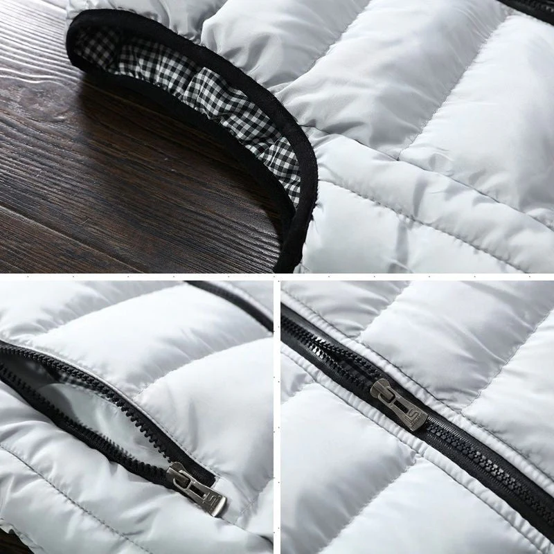 Gilet Matelassé Imperméable pour Homme – Veste Décontractée et Chaude - Image 4