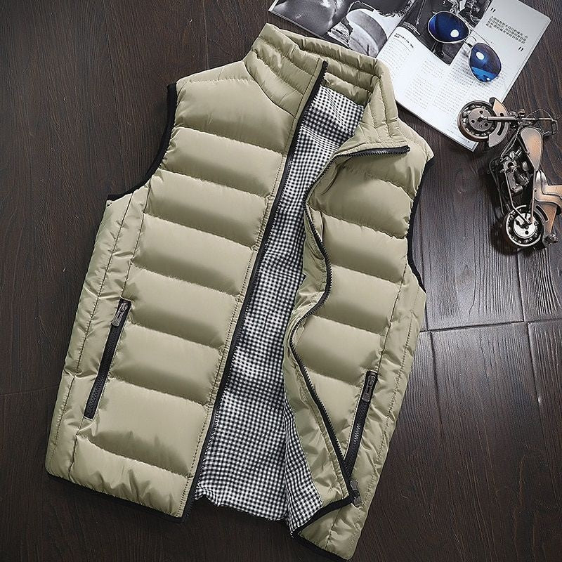 Gilet Matelassé Imperméable pour Homme – Veste Décontractée et Chaude - Image 5