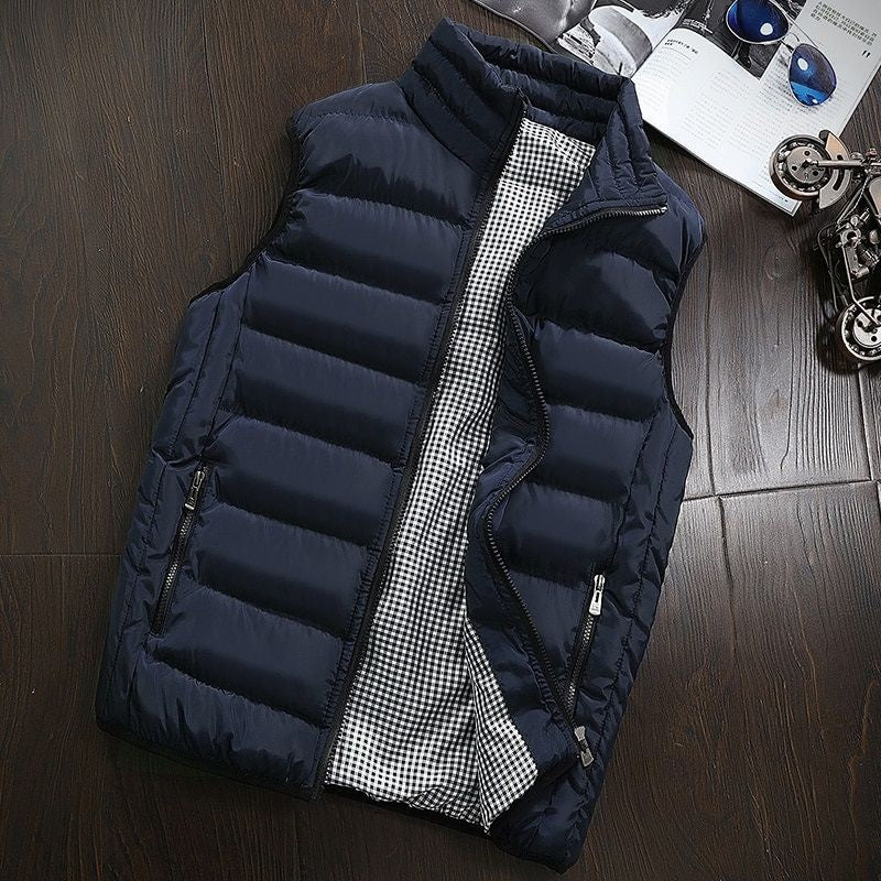 Gilet Matelassé Imperméable pour Homme – Veste Décontractée et Chaude - Image 6