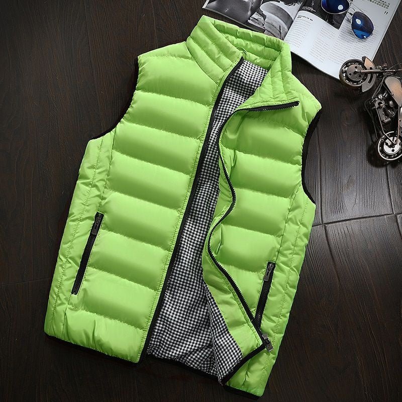 Gilet Matelassé Imperméable pour Homme – Veste Décontractée et Chaude - Image 7