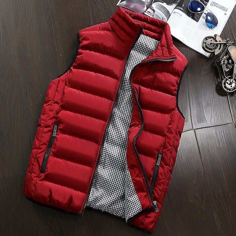 Gilet Matelassé Imperméable pour Homme – Veste Décontractée et Chaude - Image 8