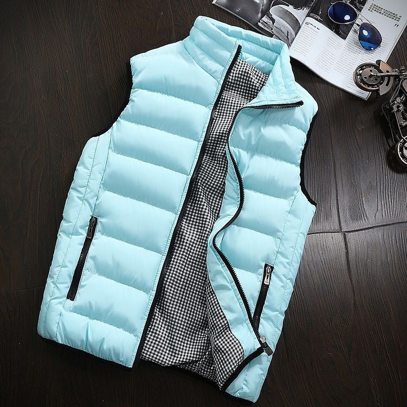 Gilet Matelassé Imperméable pour Homme – Veste Décontractée et Chaude - Image 9