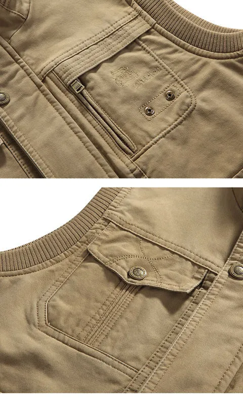 Gilet pour Homme Style Vintage à Poches Multiples - Image 3