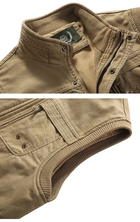 Gilet pour Homme Style Vintage à Poches Multiples - Image 4