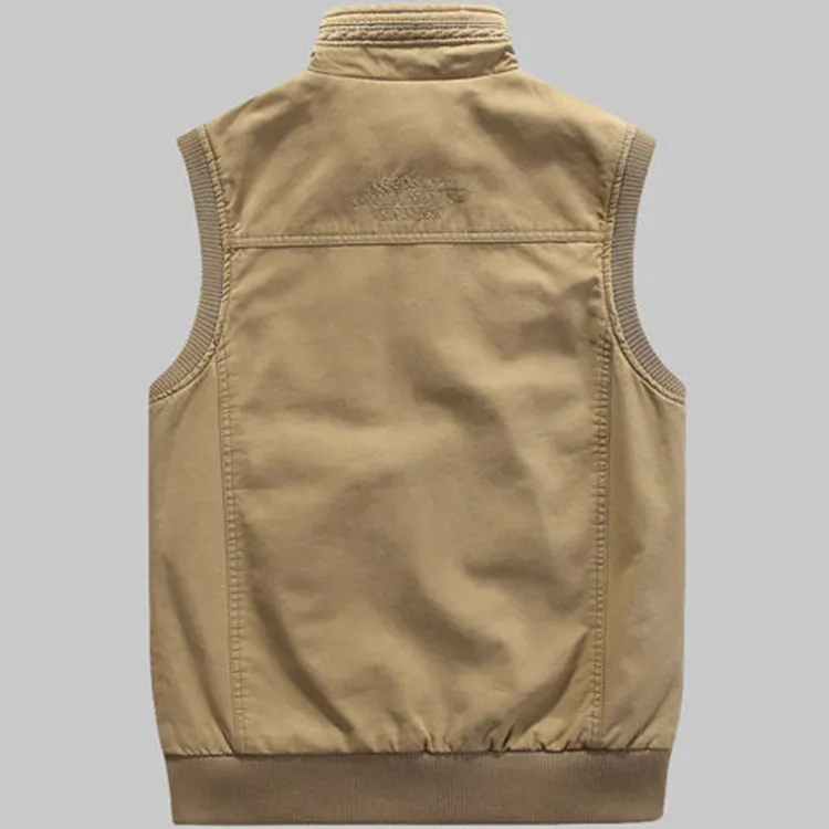 Gilet pour Homme Style Vintage à Poches Multiples - Image 5