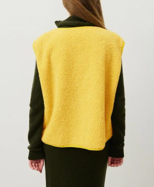 Gilet sans manches boutonné en laine d'agneau femme – Doux, confortable et polyvalent - Image 10