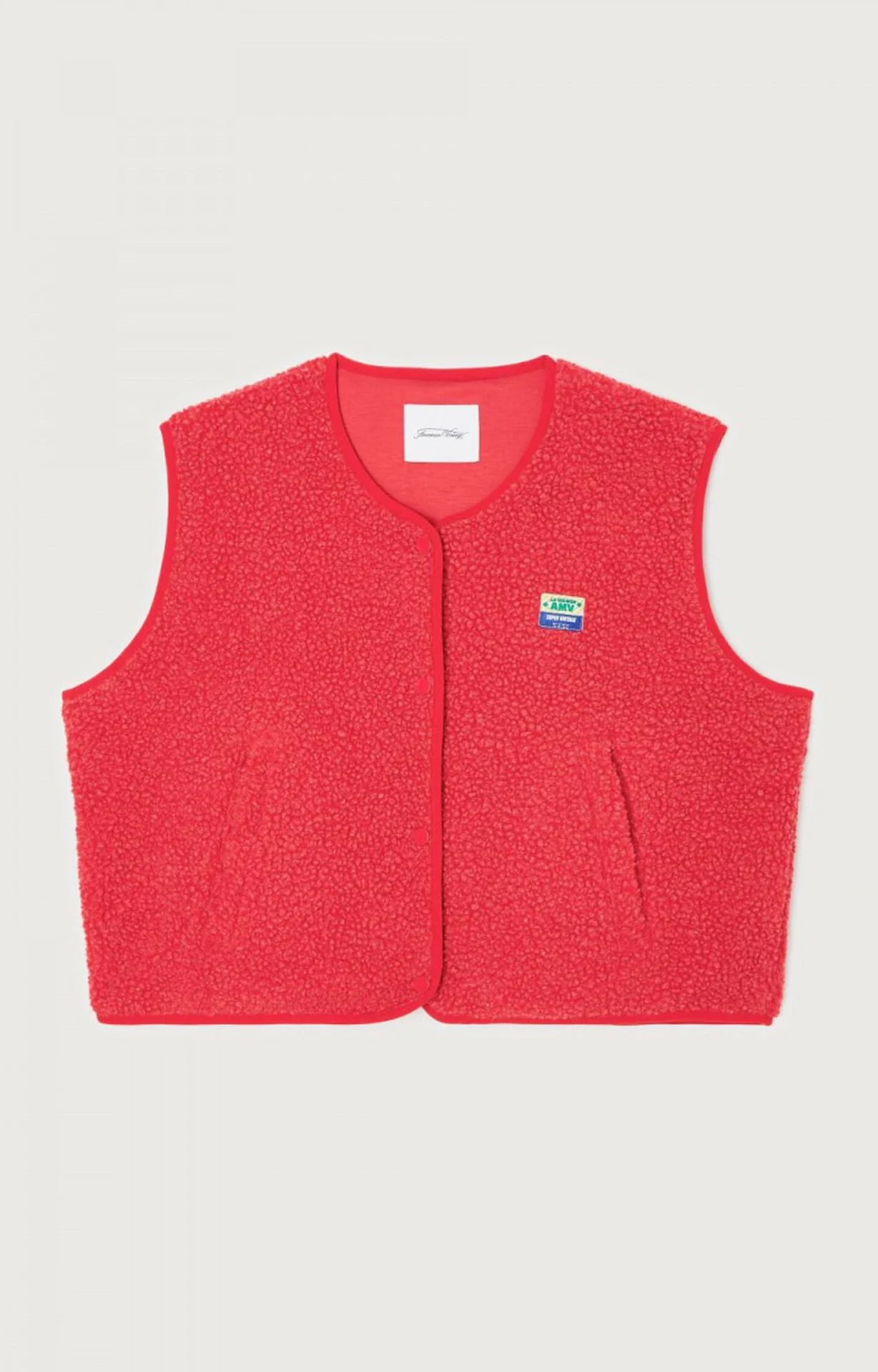 Gilet sans manches boutonné en laine d'agneau femme – Doux, confortable et polyvalent - Image 16