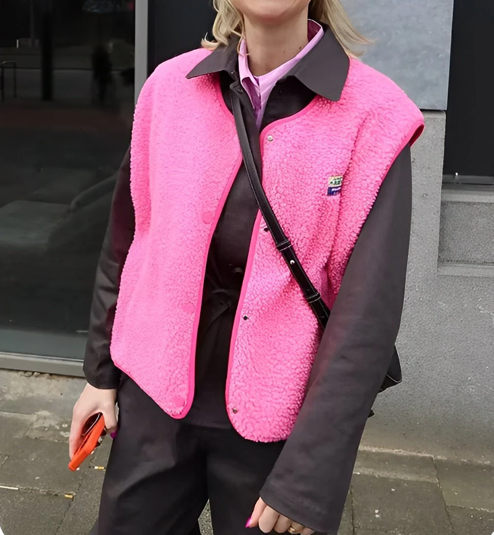 Gilet sans manches boutonné en laine d'agneau femme – Doux, confortable et polyvalent - Image 6