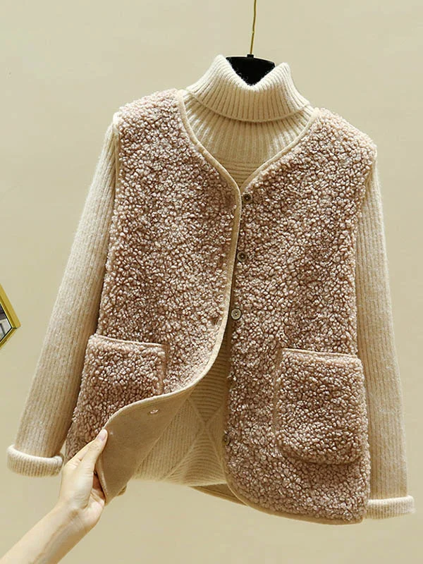 Gilet sans manches chaud pour femme - Image 2