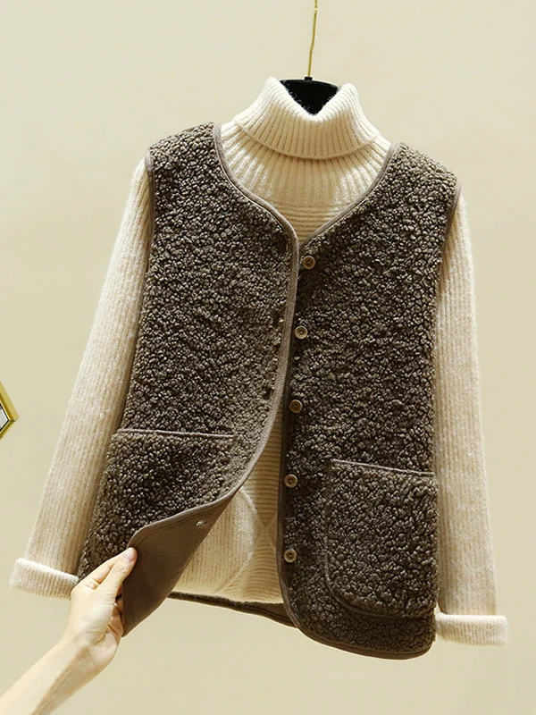 Gilet sans manches chaud pour femme - Image 3