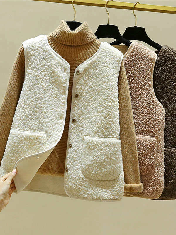 Gilet sans manches chaud pour femme - Image 4