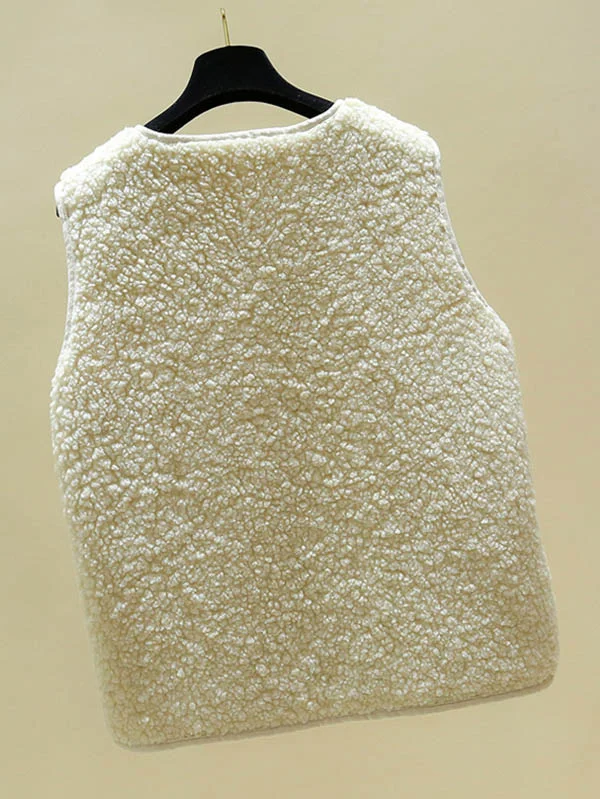 Gilet sans manches chaud pour femme - Image 5