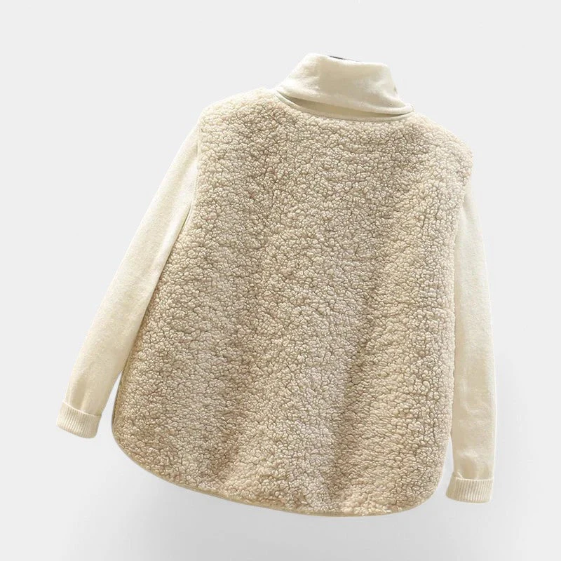 Gilet Teddy Femme - Veste Sans Manches Confortable et Douce - Image 2