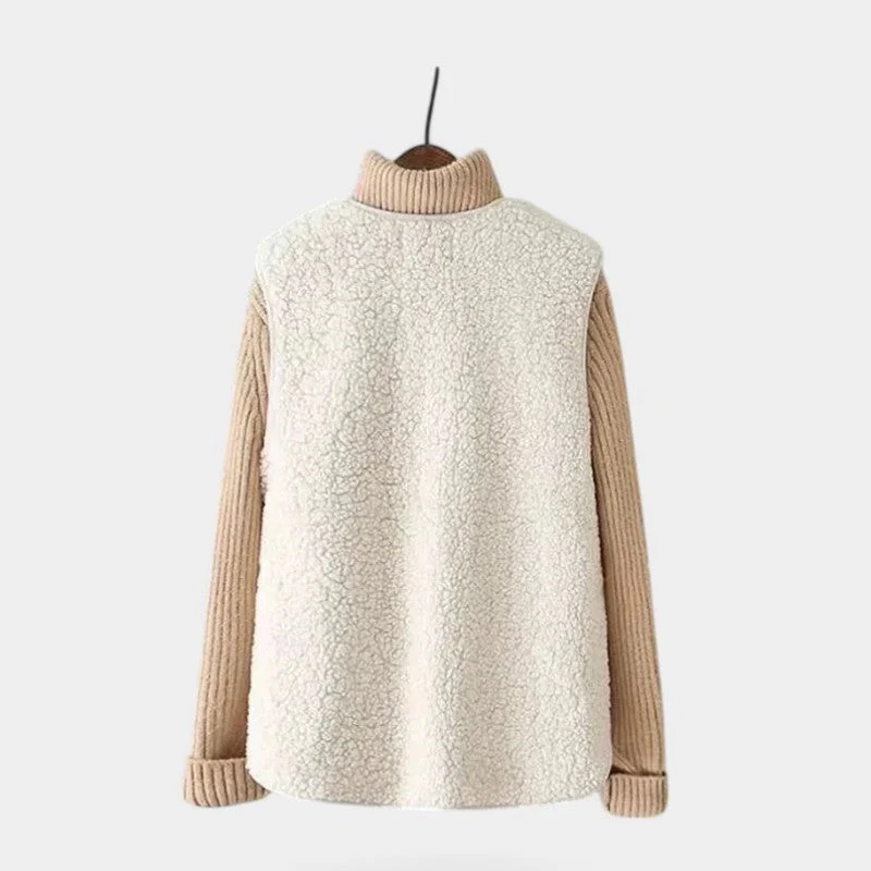 Gilet Teddy Femme - Veste Sans Manches Confortable et Douce - Image 6