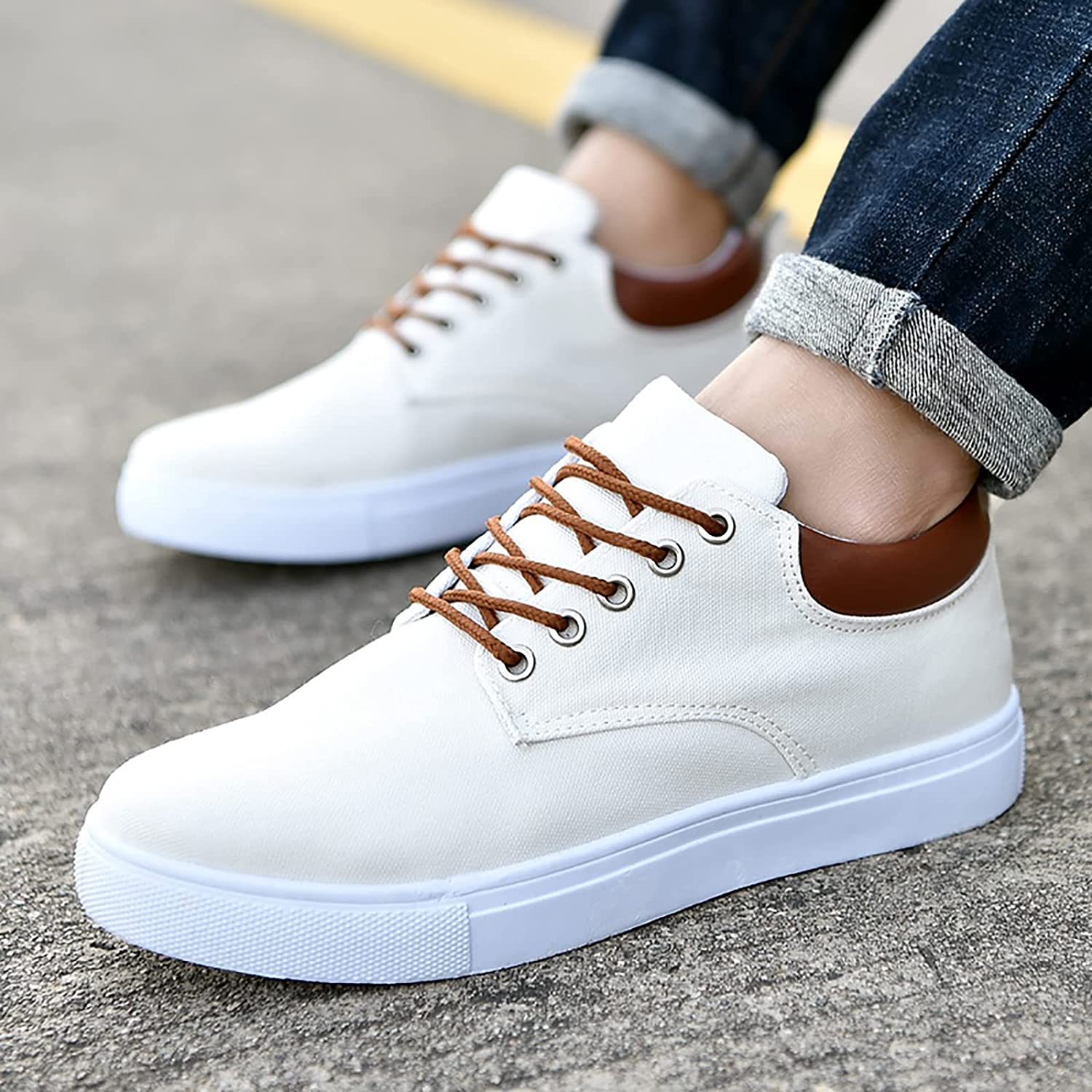 Homme Baskets cool avec semelles blanches - Image 5