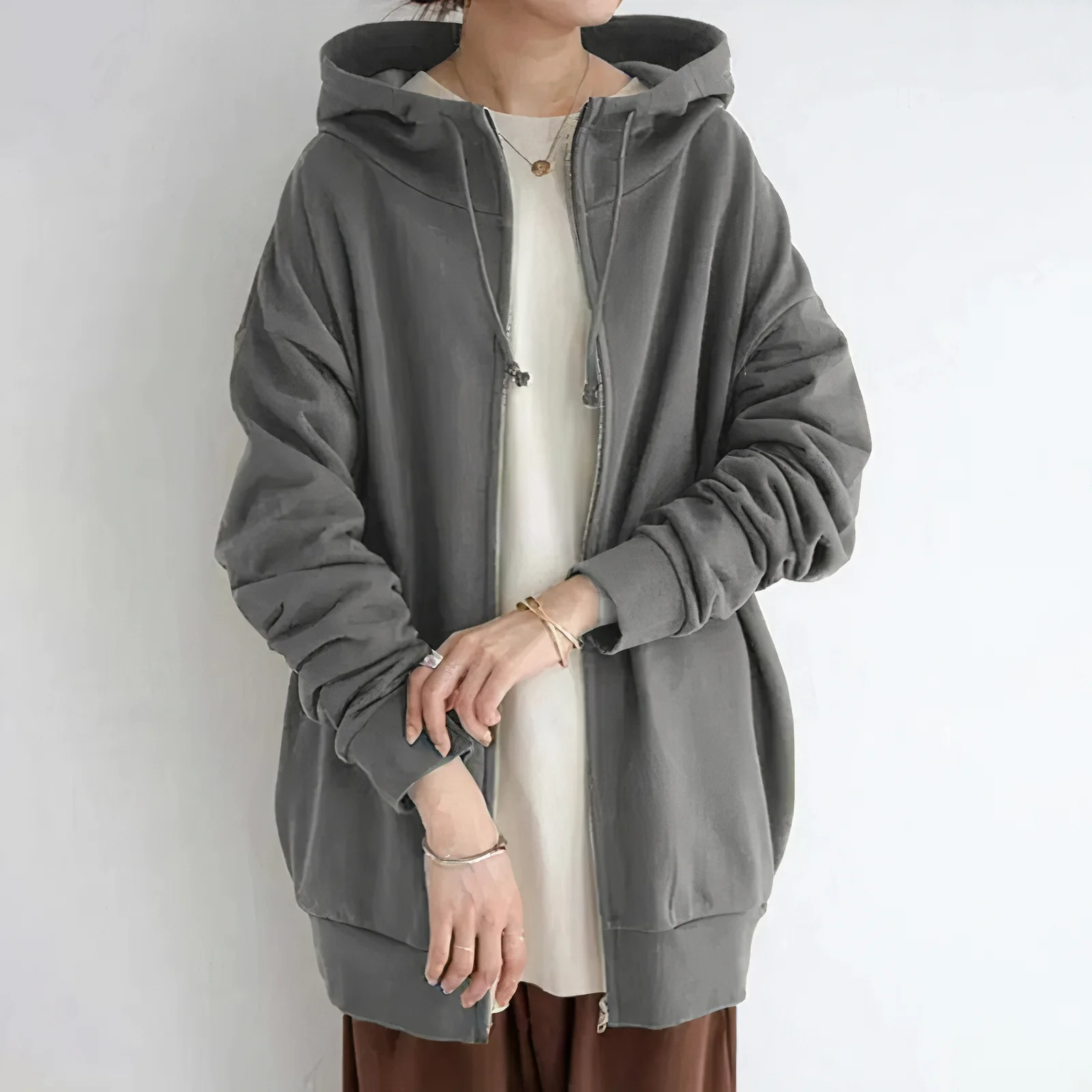 Hoodie chaud oversize pour femmes