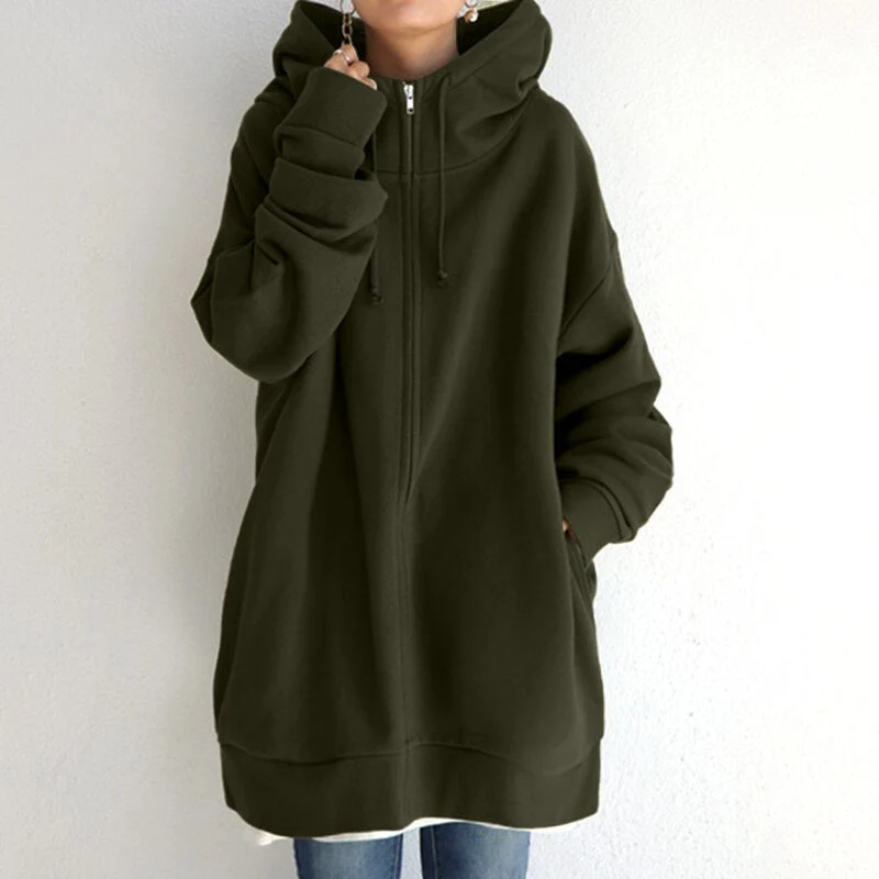 Hoodie chaud oversize pour femmes - Image 5
