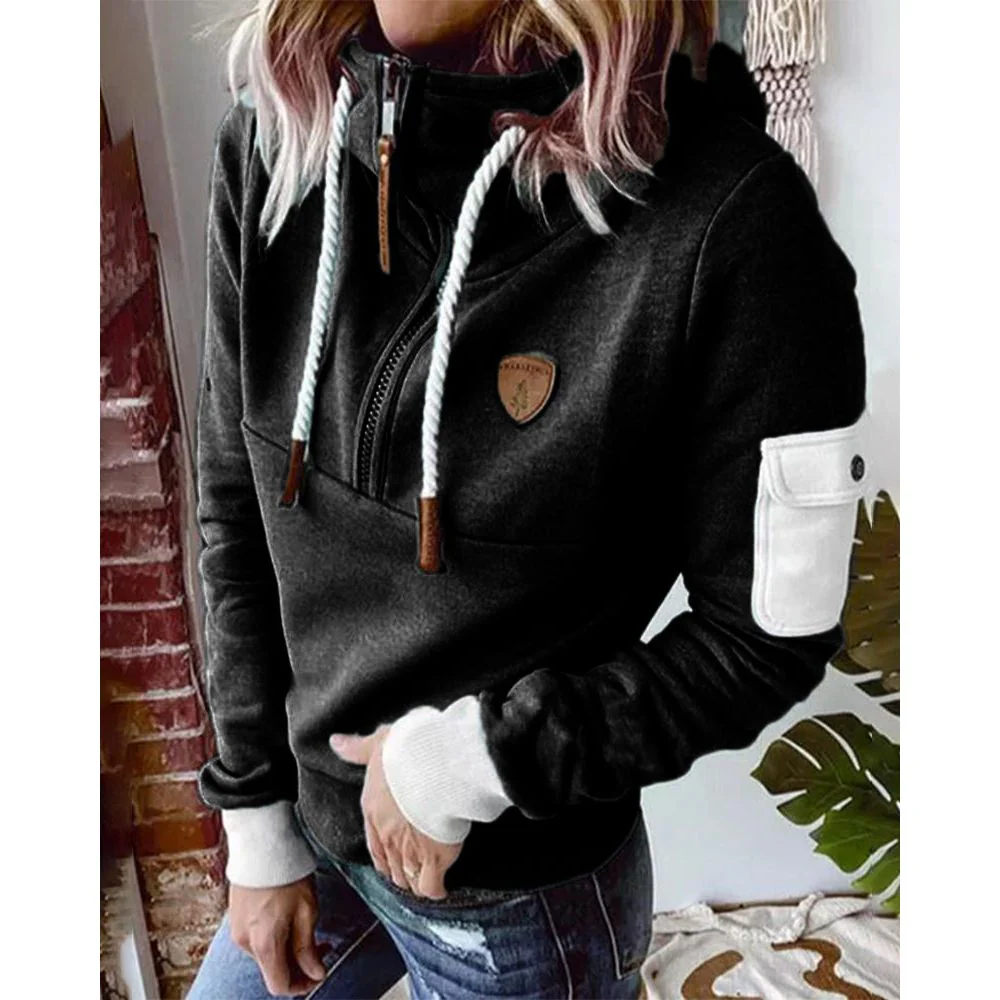 Hoodie Femme Élégant et Doux – Pull Épais et Confortable - Image 10