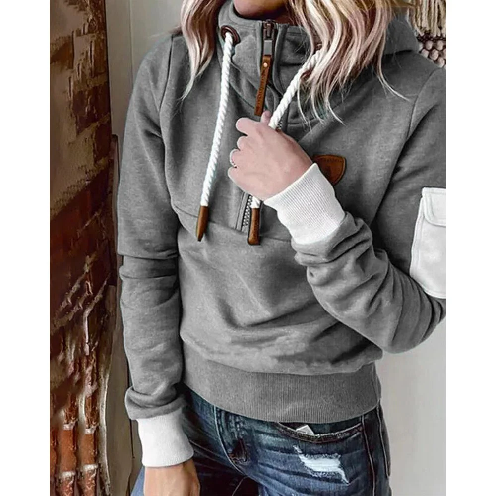 Hoodie Femme Élégant et Doux – Pull Épais et Confortable - Image 6