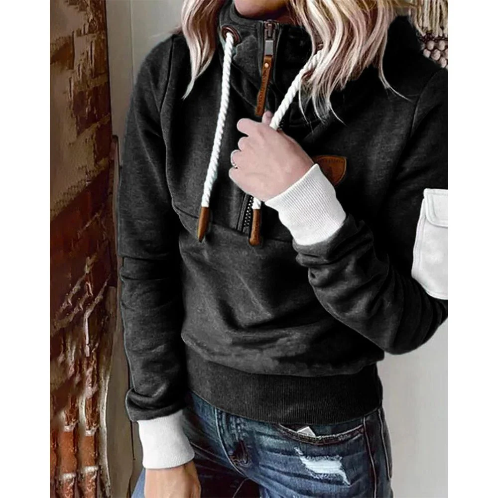 Hoodie Femme Élégant et Doux – Pull Épais et Confortable - Image 8