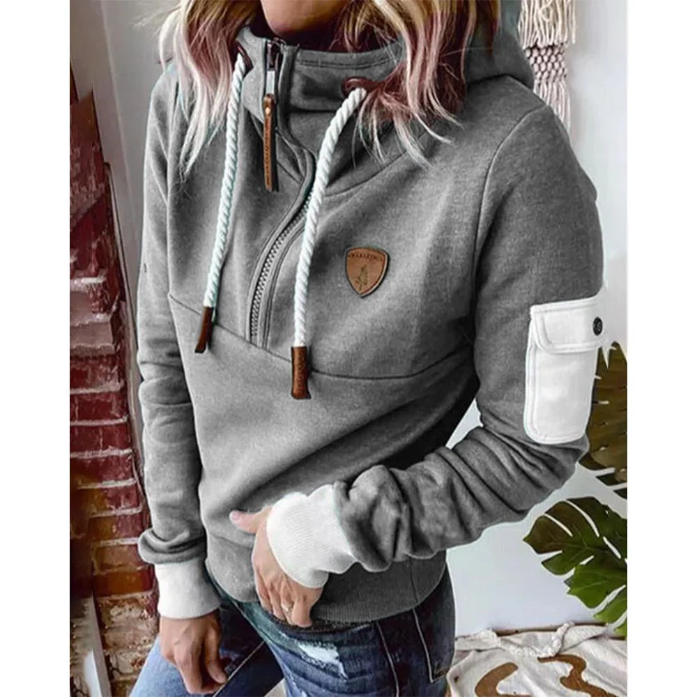 Hoodie Femme Élégant et Doux – Pull Épais et Confortable - Image 9