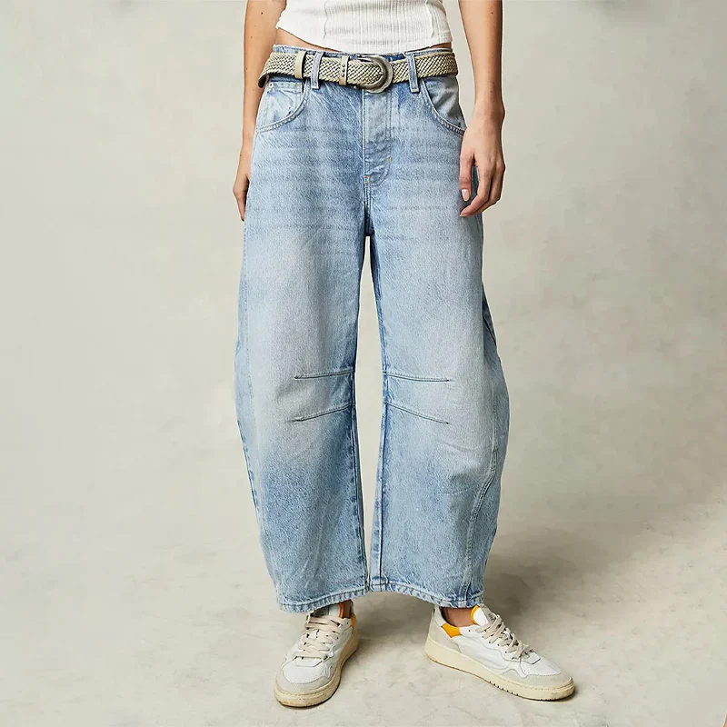 Jean baggy femme a coupe ample - Decontracte et tendance - Image 18