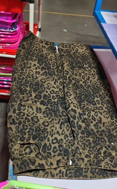 Jean Barrel Large Jambe Large Taille Moyenne Stretch Femme – Denim Décontracté Baggy - Image 36