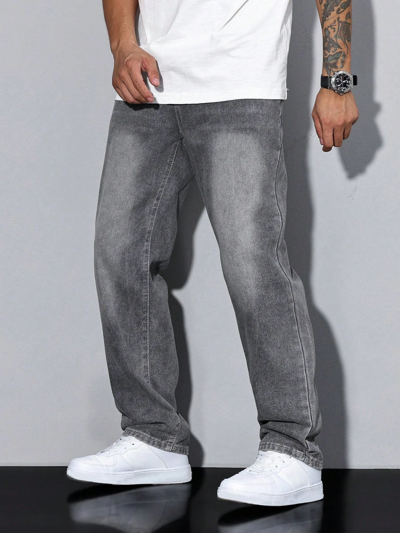 Jean décontracté homme uni - Image 7