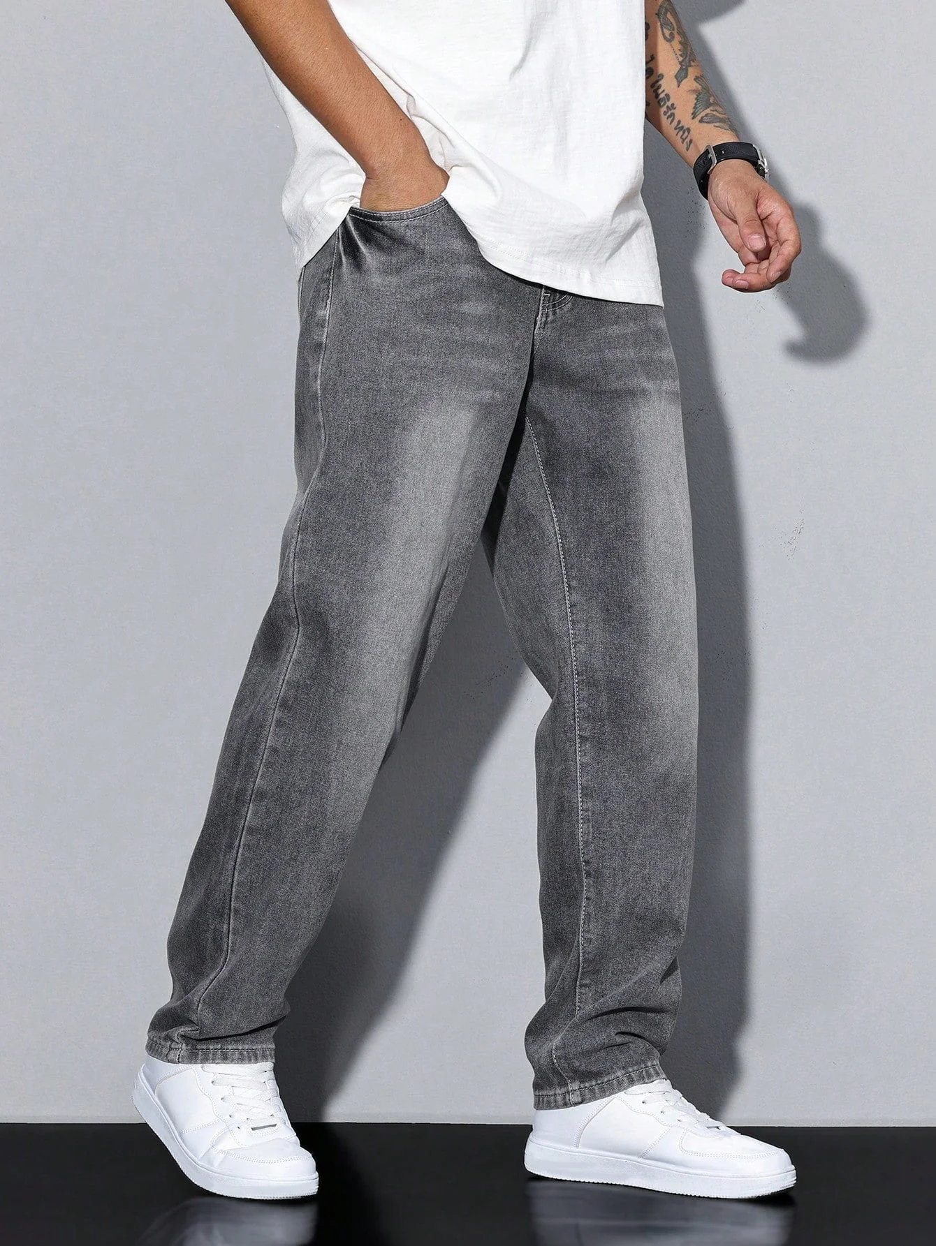 Jean décontracté homme uni - Image 8