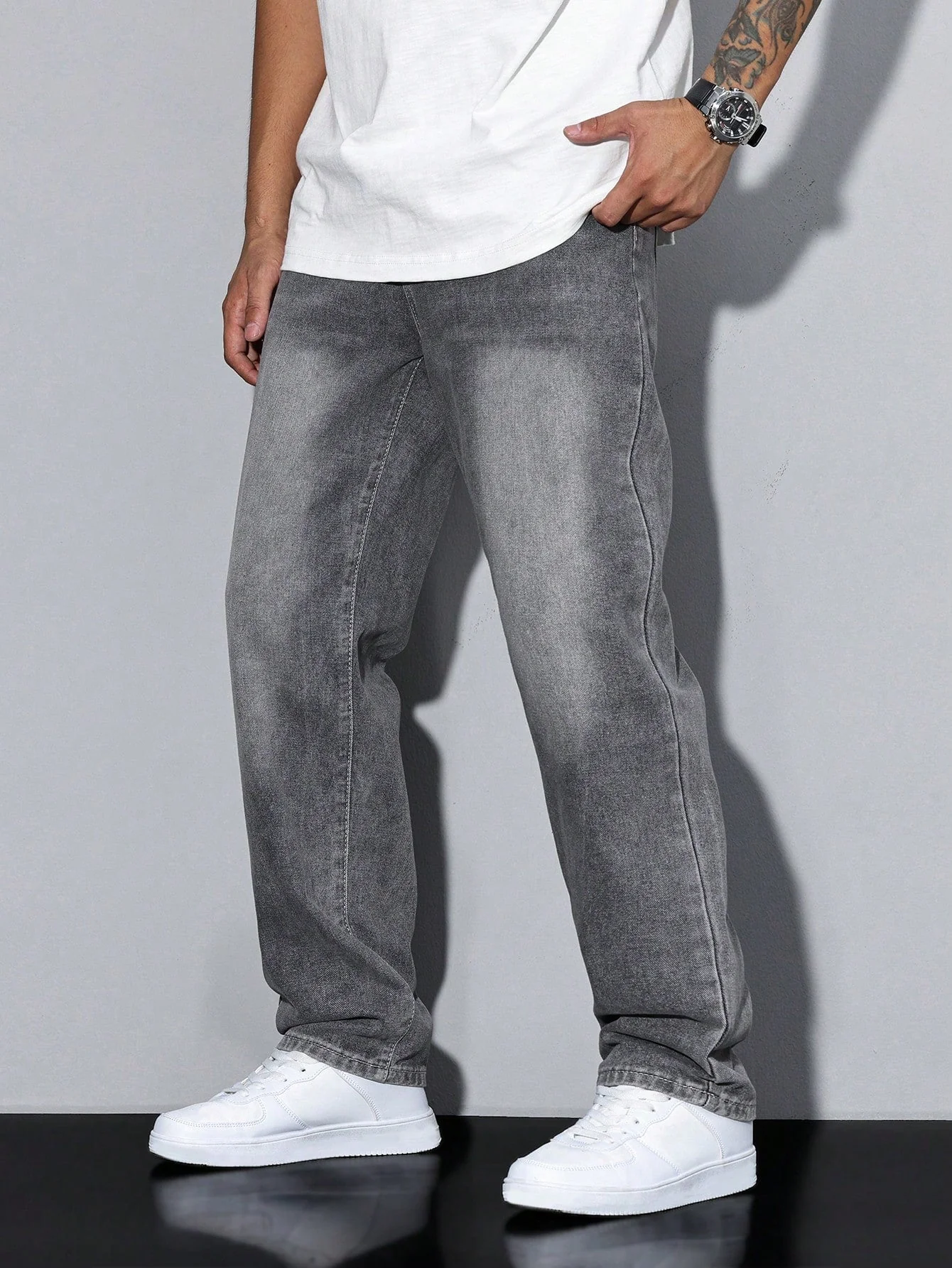 Jean décontracté homme uni - Image 9