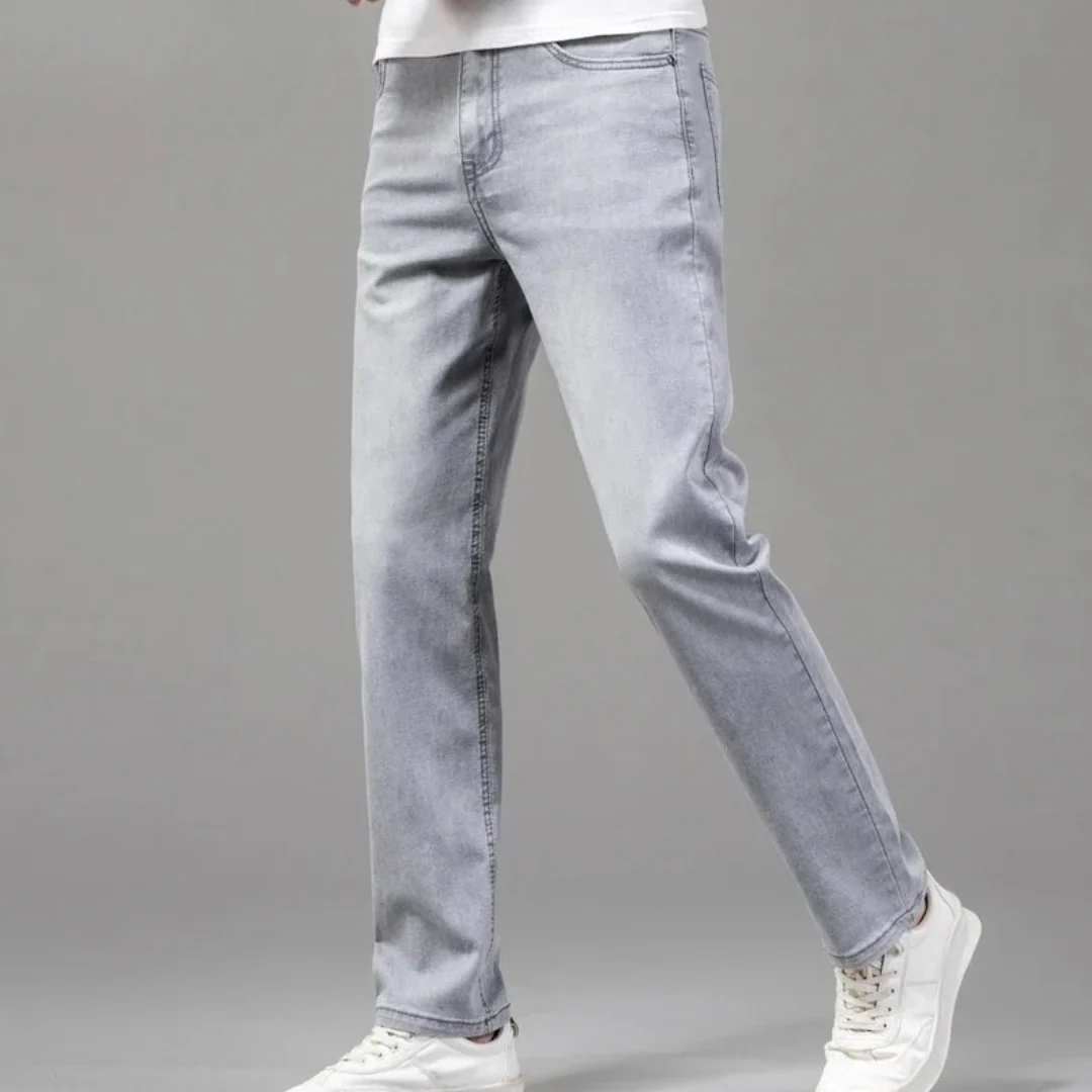 Jean Homme Premium Résistant Coupe Droite Ajustée – Denim Quotidien