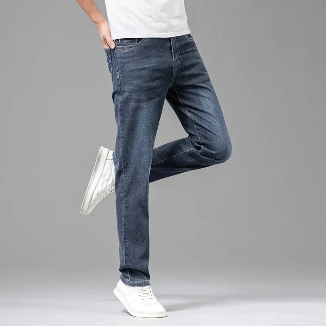 Jean Homme Premium Résistant Coupe Droite Ajustée – Denim Quotidien - Image 4