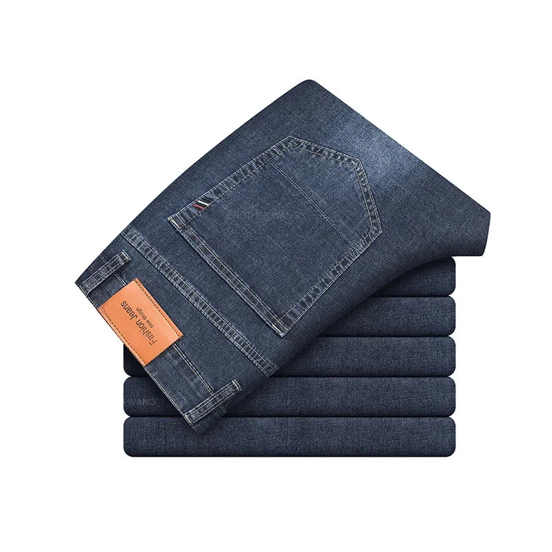 Jean Homme Premium Résistant Coupe Droite Ajustée – Denim Quotidien - Image 6