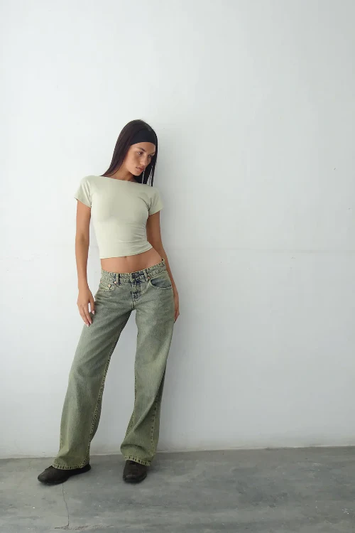 Jean taille basse pour femme – Jean stretch confortable et tendance - Image 6