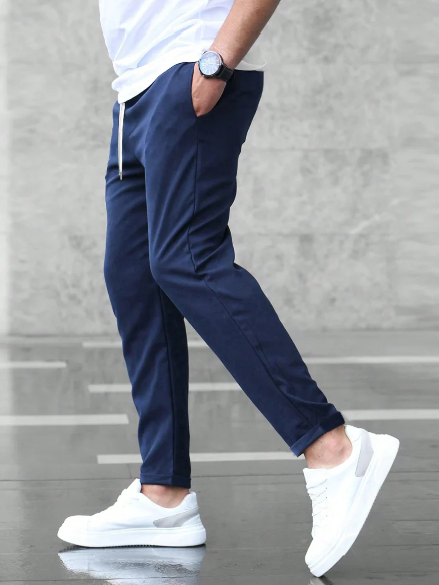 Jogging Slim Fit Premium Homme – Pantalon Décontracté Ajusté à Cordon - Image 3