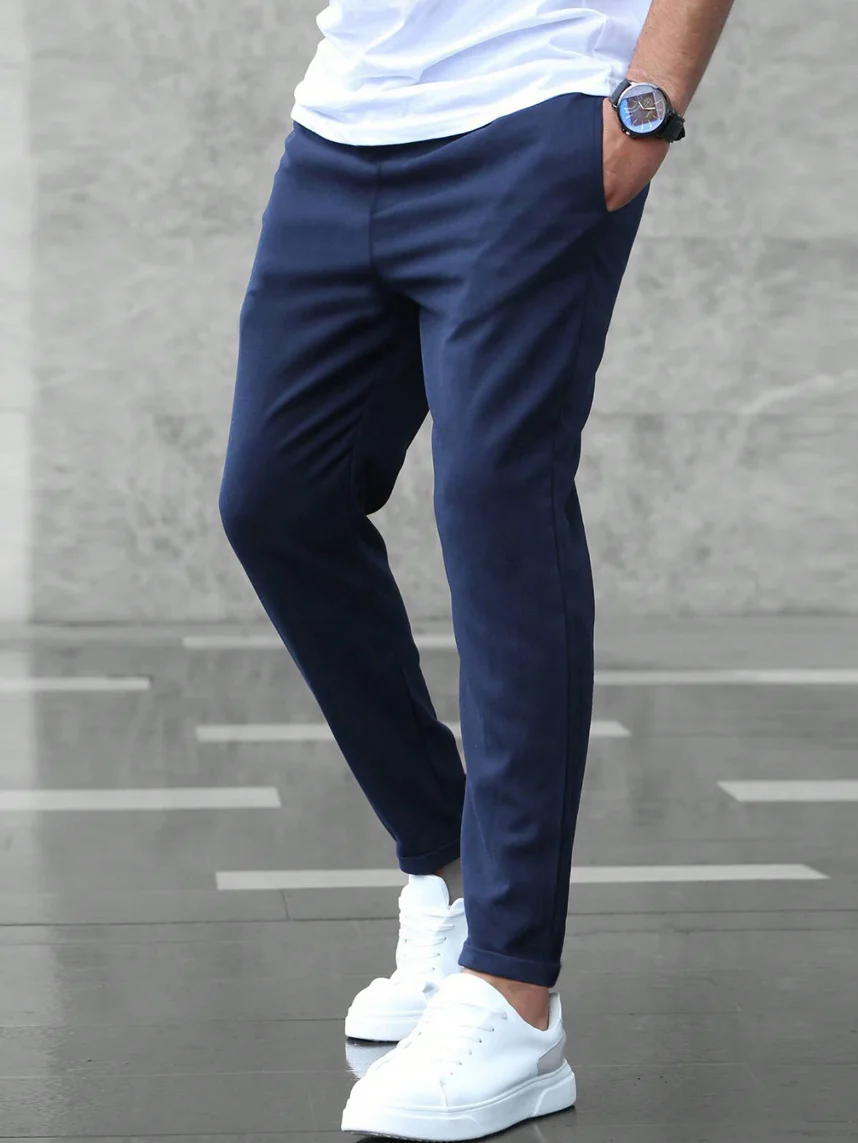 Jogging Slim Fit Premium Homme – Pantalon Décontracté Ajusté à Cordon - Image 4