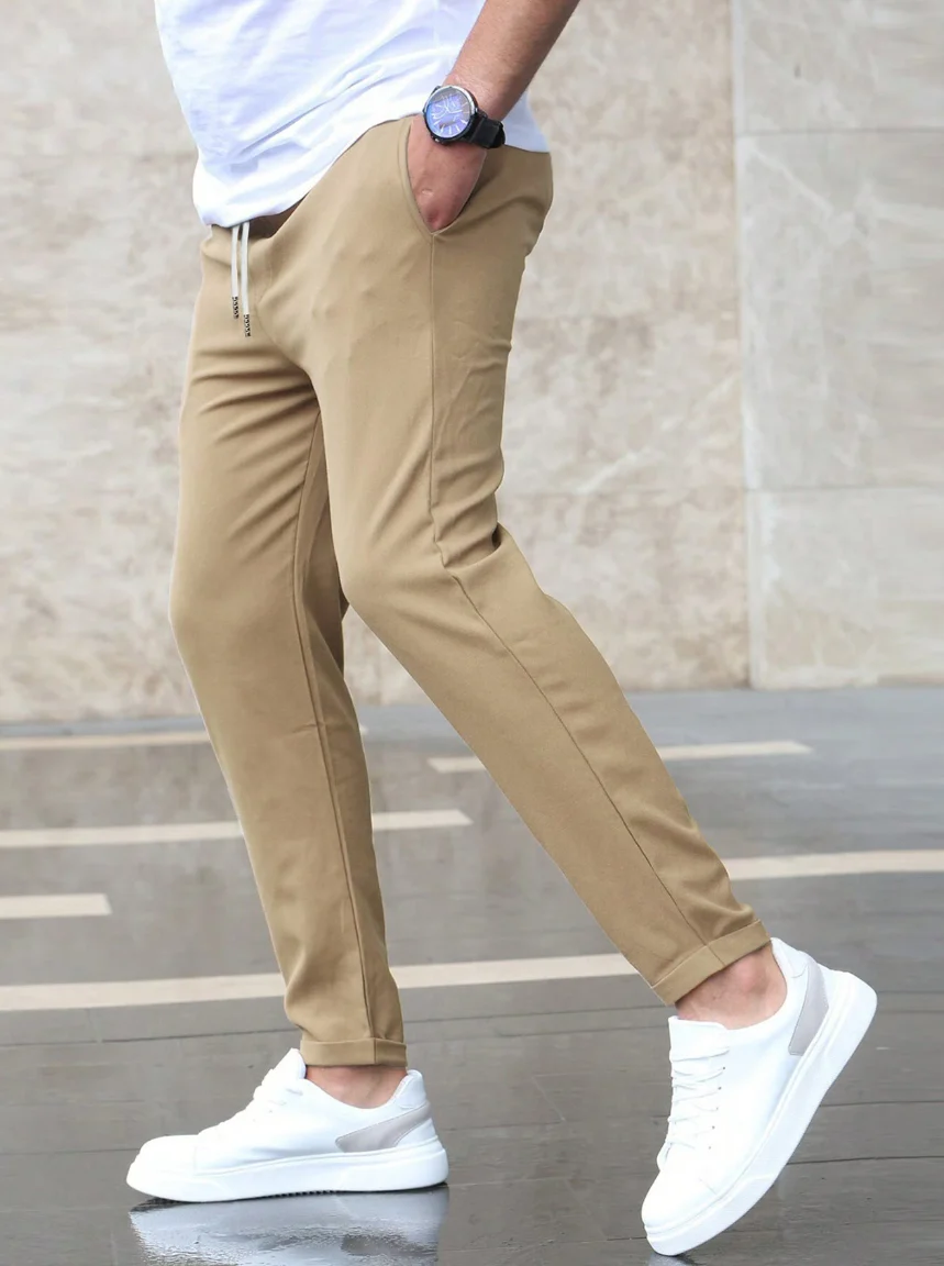 Jogging Slim Fit Premium Homme – Pantalon Décontracté Ajusté à Cordon - Image 5