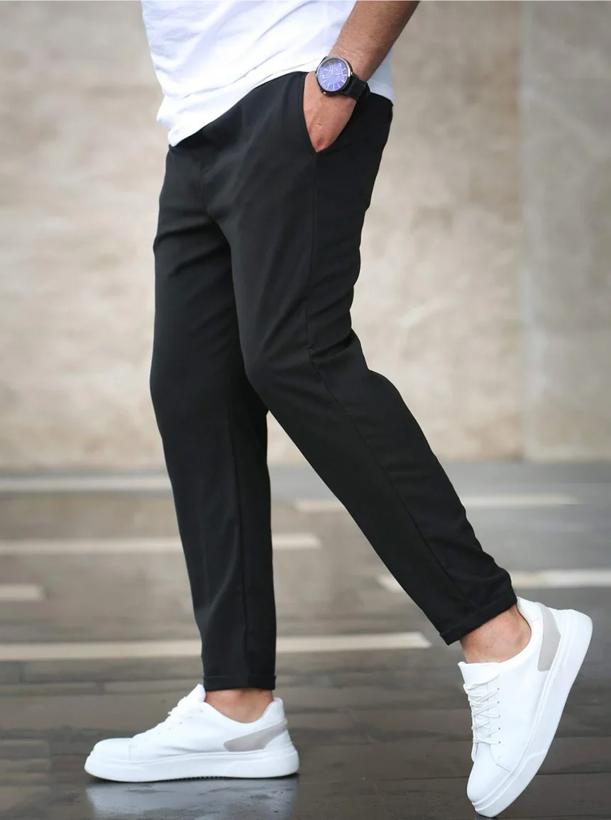 Jogging Slim Fit Premium Homme – Pantalon Décontracté Ajusté à Cordon - Image 7
